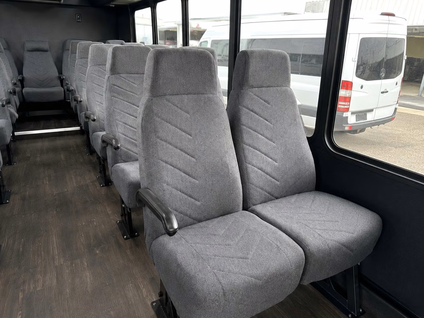 18 passenger minibus inside