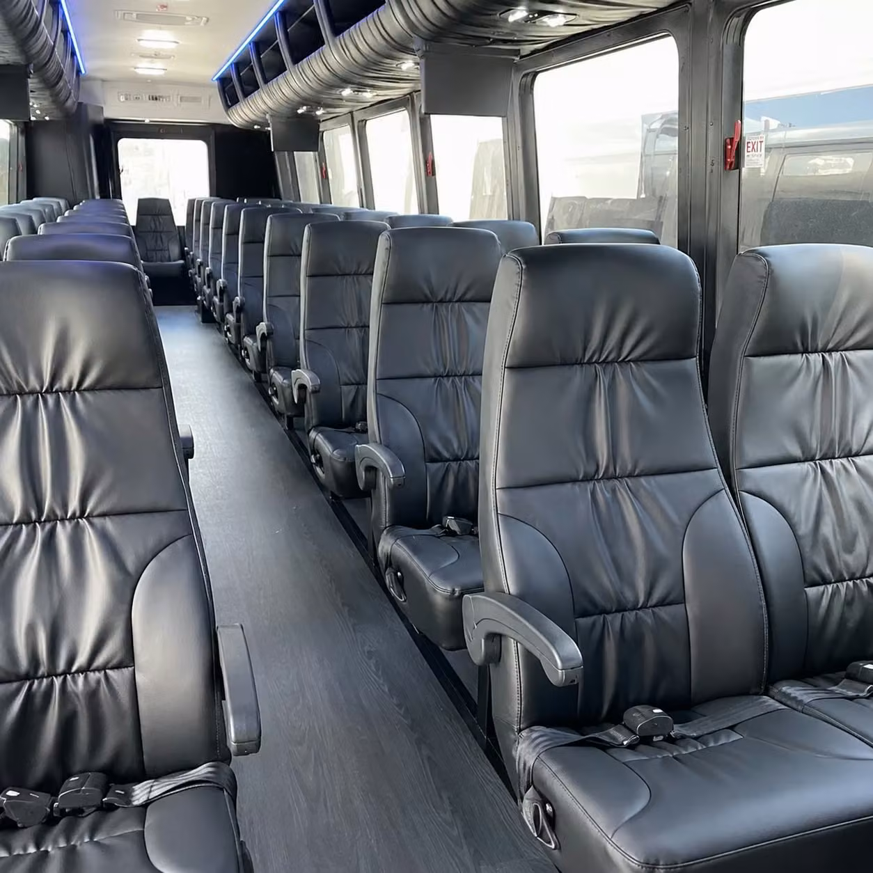 25 passenger minibus interior