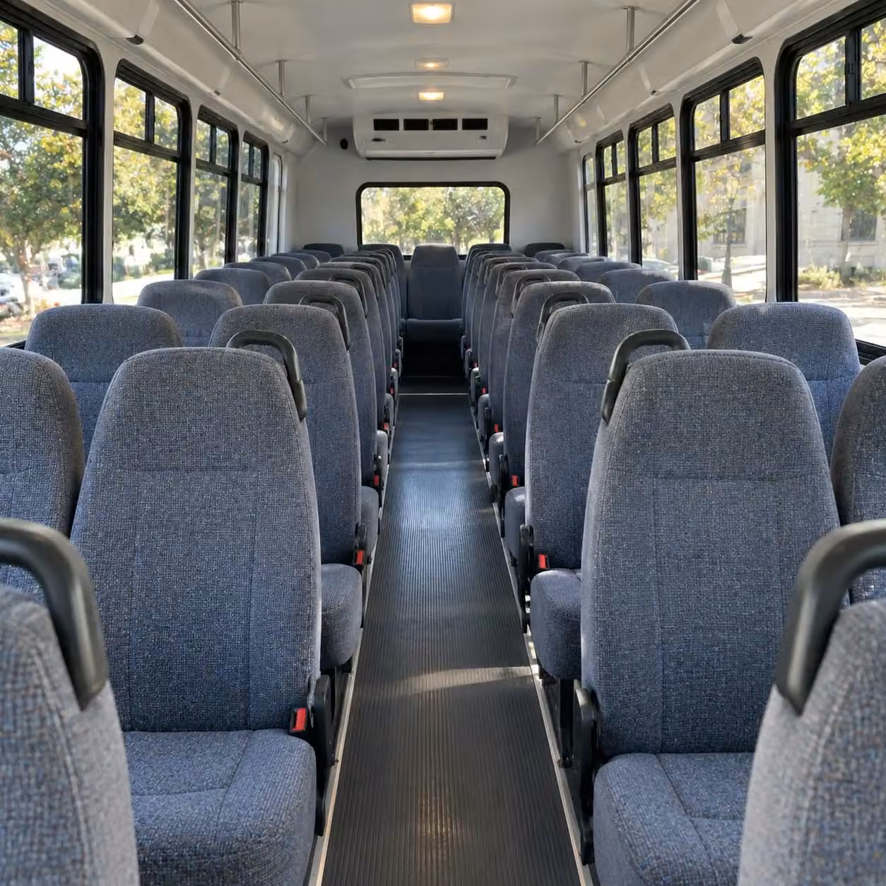 30 passenger minibus inside