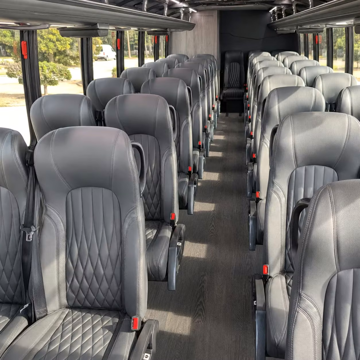 35 passenger minibus interior