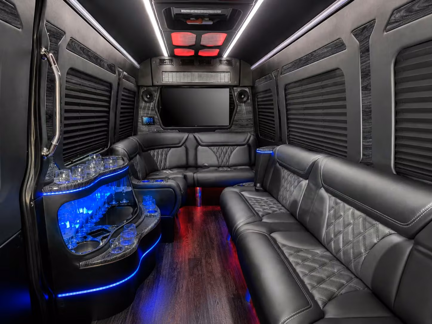 reliable airport shuttle bus rentals for government and military groups at southern california logistics airport